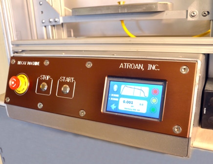 Control Panel, AUTOMATED DECAY TESTER MACHINE